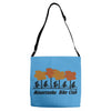 minnetonka bike club Adjustable Strap Totes