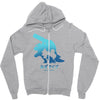 mega water Zipper Hoodie