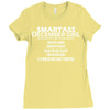 Smartass December Girl Ladies Fitted T-Shirt