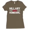 hillary is my homegirl funny Ladies Fitted T-Shirt