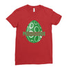 Preggosaurus Egg Funny Ladies Fitted T-Shirt