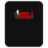 ammo expensive no warning shot funny nra rifle pistol shoot shooting t Mousepad