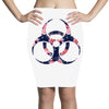 floral hazard Pencil Skirts
