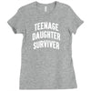 Teenage Daughter Surviver Ladies Fitted T-Shirt