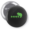 comma chameleon Pin-back button