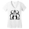 big tough gorilla musculine Women's V-Neck T-Shirt