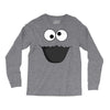 Cookie Monster Face Long Sleeve Shirts