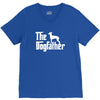 the dogfather italian greyhound white V-Neck Tee