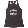 seattle vs everybody Racerback Tank