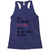 Yes...I'm Pregnant.It's a Girl! And No...You Can't Touch My Belly! Racerback Tank