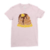 stacked pancakes Ladies Fitted T-Shirt