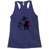 cat vs mouse Racerback Tank