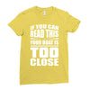 this is perfect for lake days! Ladies Fitted T-Shirt