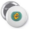 angry goldfish cartoon Pin-back button
