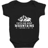 Faith Can Move Mountains Baby Bodysuit