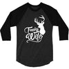 trophy wife deer 3/4 Sleeve Shirt
