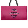 i only see my goals Weekender Totes