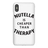 nutella is cheaper than therapy iPhoneX