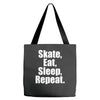 Skates Eat Sleep Repeat Tote Bags