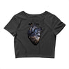 galaxy heart Crop Top