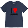 i love personalize V-Neck Tee