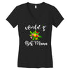 world's best mama Women's V-Neck T-Shirt
