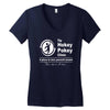 the hokey pokey clinic Women's V-Neck T-Shirt