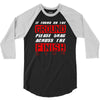 please drag across the finish line 3/4 Sleeve Shirt