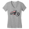 motorcycle Women's V-Neck T-Shirt
