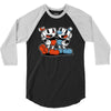cuphead and mugman 3/4 Sleeve Shirt