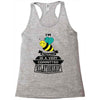 I Am Bee Actually In A Very Commited Relationship Racerback Tank