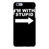 i'm with stupid mens iPhone 6/6s Plus Case