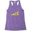 evolution lego basketball sports funny Racerback Tank