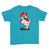 mario licking toad Youth Tee