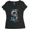 miya world Women's Triblend Scoop T-shirt