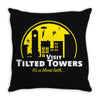 visit tilted towers fortnite Throw Pillow