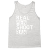 real men shoot raw funny photography Tank Top