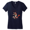 pirate shrimp Women's V-Neck T-Shirt