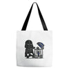 robotic trashcan Tote Bags