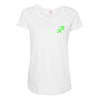 sagittarius pocket Maternity Scoop Neck T-shirt