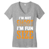 I Am Not Short I Am Fun Size Women's V-Neck T-Shirt