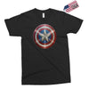 cotton captain america shield distressed, ideal gift or present Exclusive T-shirt