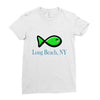 long beach Ladies Fitted T-Shirt