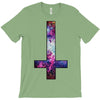inverted galaxy cross funny  religion banter space fashion new T-Shirt