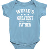 worlds greatest farter funny fathers day Baby Onesie