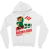 all the bacon and eggs Zipper Hoodie