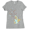 shark attack Ladies Fitted T-Shirt