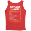 August Girl Facts Virgo Tank Top
