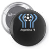 argentina 78 world cup 1978 retro football Pin-back button