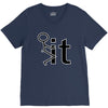 fk it funny college party V-Neck Tee